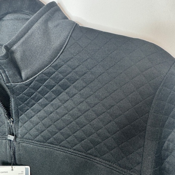 Callaway Long Sleeve Ottoman 1/4 Zip Pullover Black - Picture 4 of 10